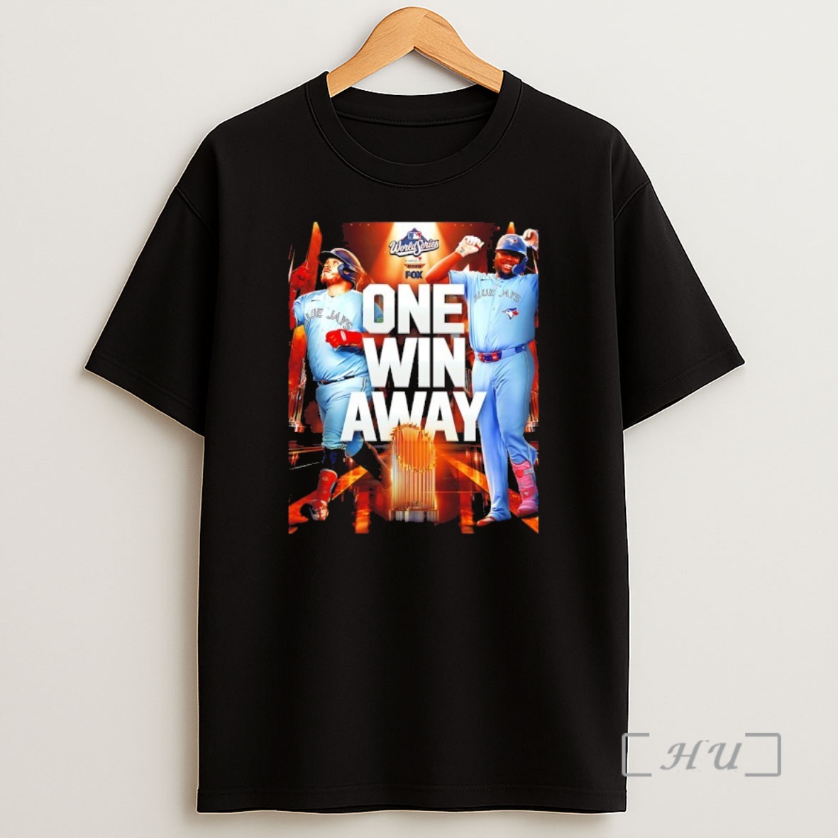 Trending The Toronto Blue Jays 2025 World Series One Win Away Premium Shirt Sweatshirt Tee