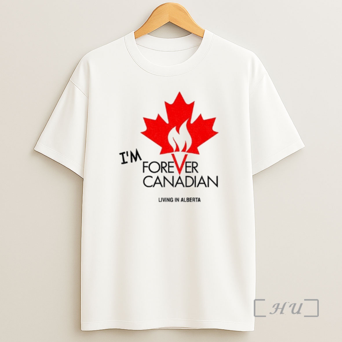 Trending Thomas Lukaszuk Im Forever Canadian Living In Alberta Premium Shirt Sweatshirt Tee