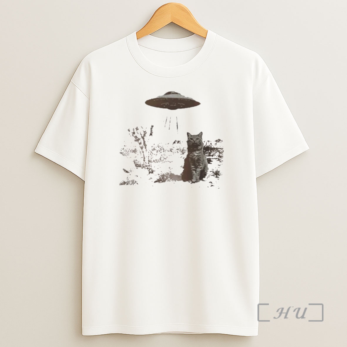Trending Ufo Cowboy Cat Premium Shirt Sweatshirt Tee