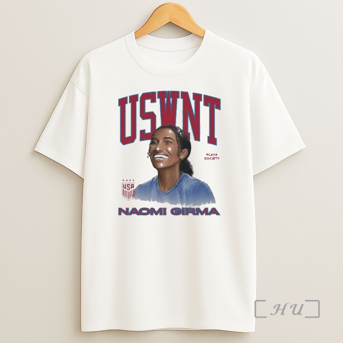 Trending Uswnt Naomi Girma Player Premium Shirt Sweatshirt Tee