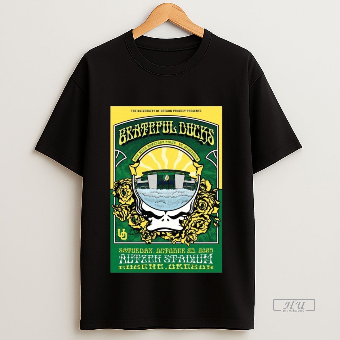 Trending University Of Oregon Grateful Ducks Saturday October 25 2025 Autzen Stadium Eugene Or Sweatshirt Tee Shirt
