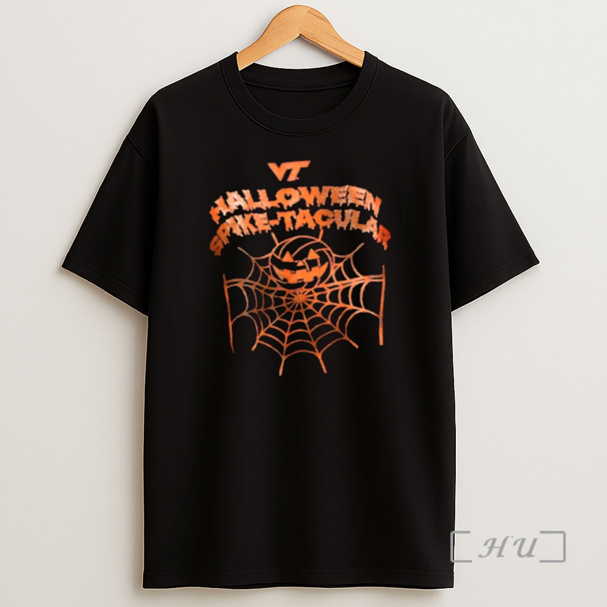 Trending Virginia Tech Volleyball Halloween Spike Tacular Premium Shirt Sweatshirt Tee