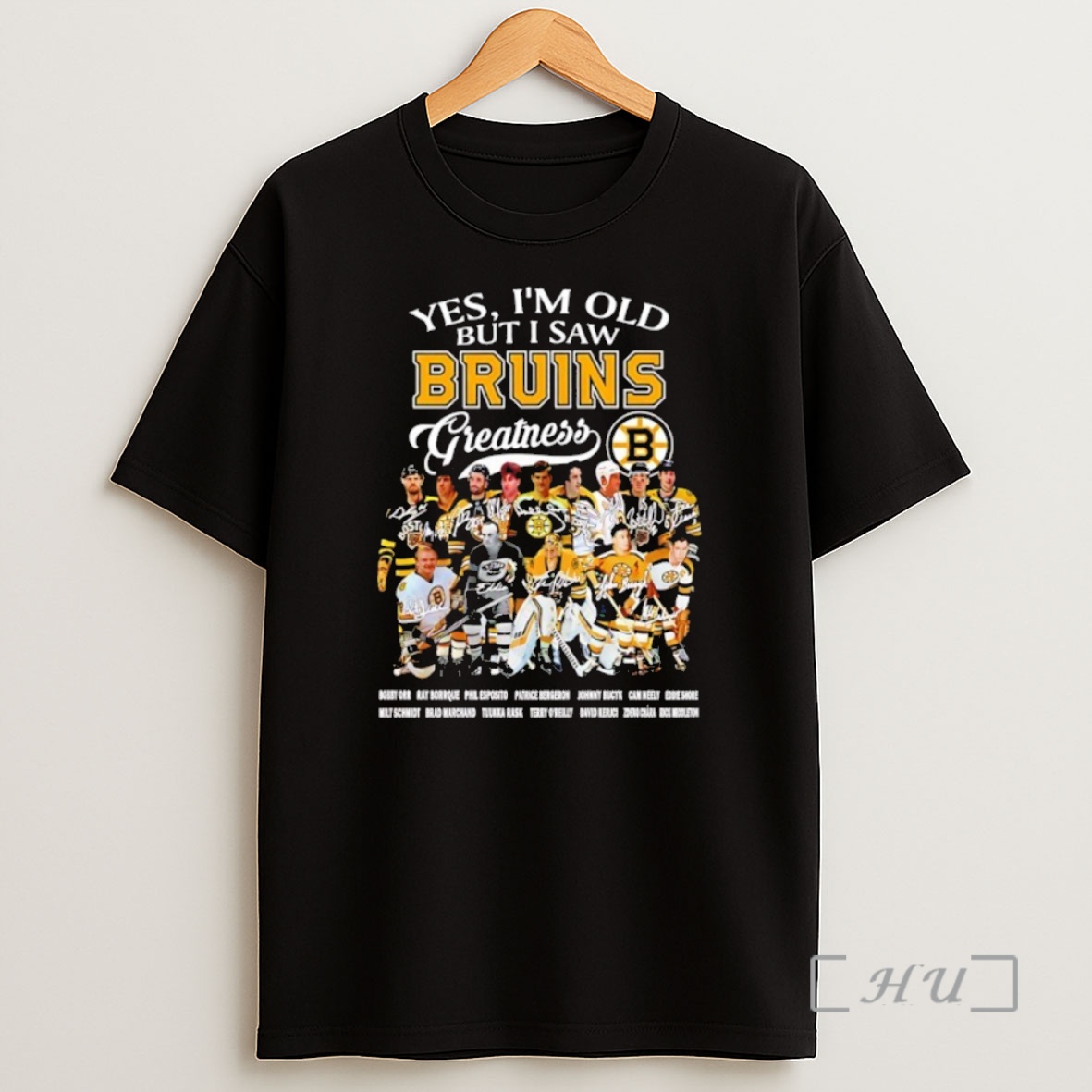 Trending Yes Im Old But I Saw Pittsburgh Bruins Greatness Players Signature Premium Shirt Sweatshirt Tee