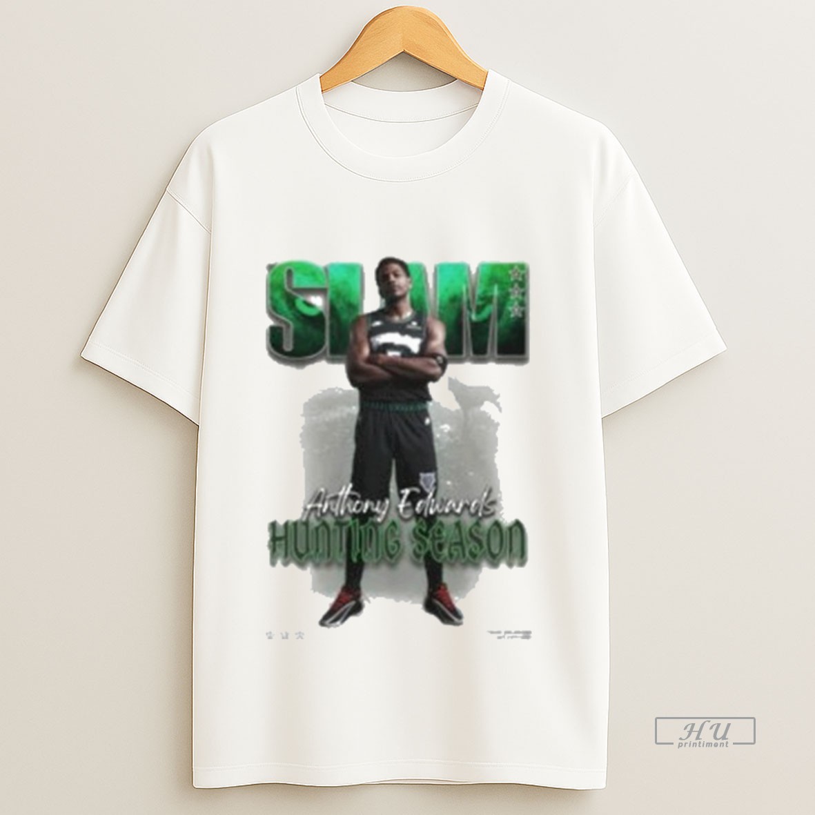 Trending Anthony Edwards Hunting Season Slam Sweatshirt Tee Shirt