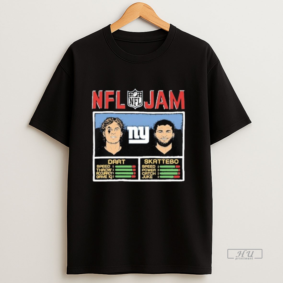 Trending Cam Skattebo And Jaxson Dart Royal New York Giants Nfl Jam Sweatshirt Tee Shirt