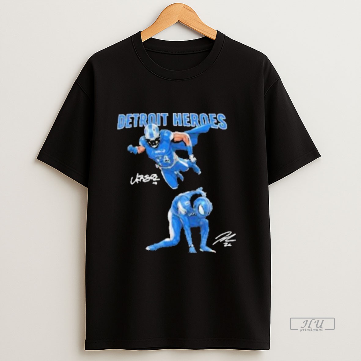 Trending Jahmyr Gibbs And Amon Ra St Brown Detroit Heroes 2025 Sweatshirt Tee Shirt