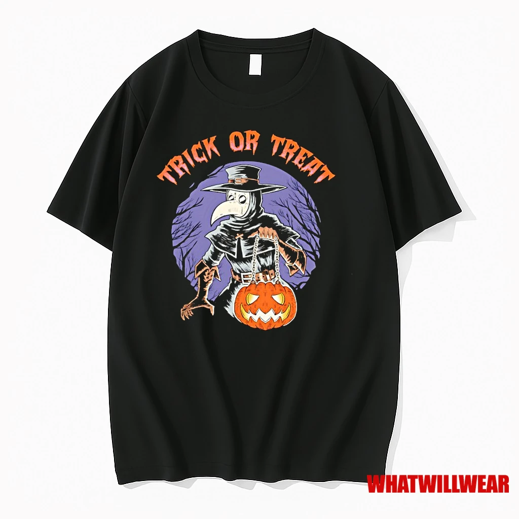 Trick Or Treat Plague Doctor Halloween Shirts