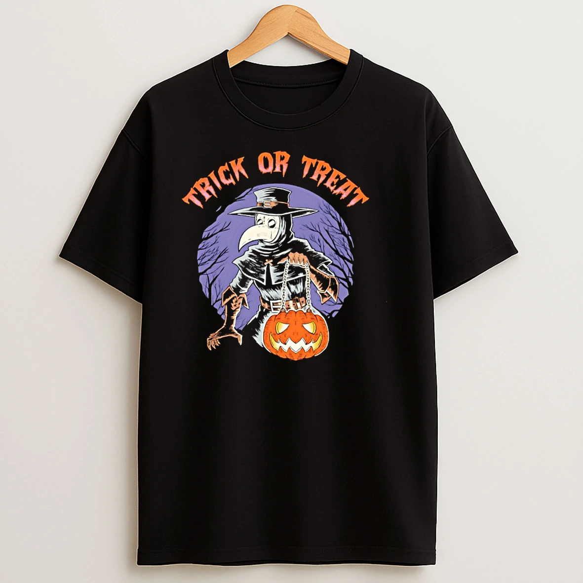Trick Or Treat Plague Doctor Halloween T Shirts
