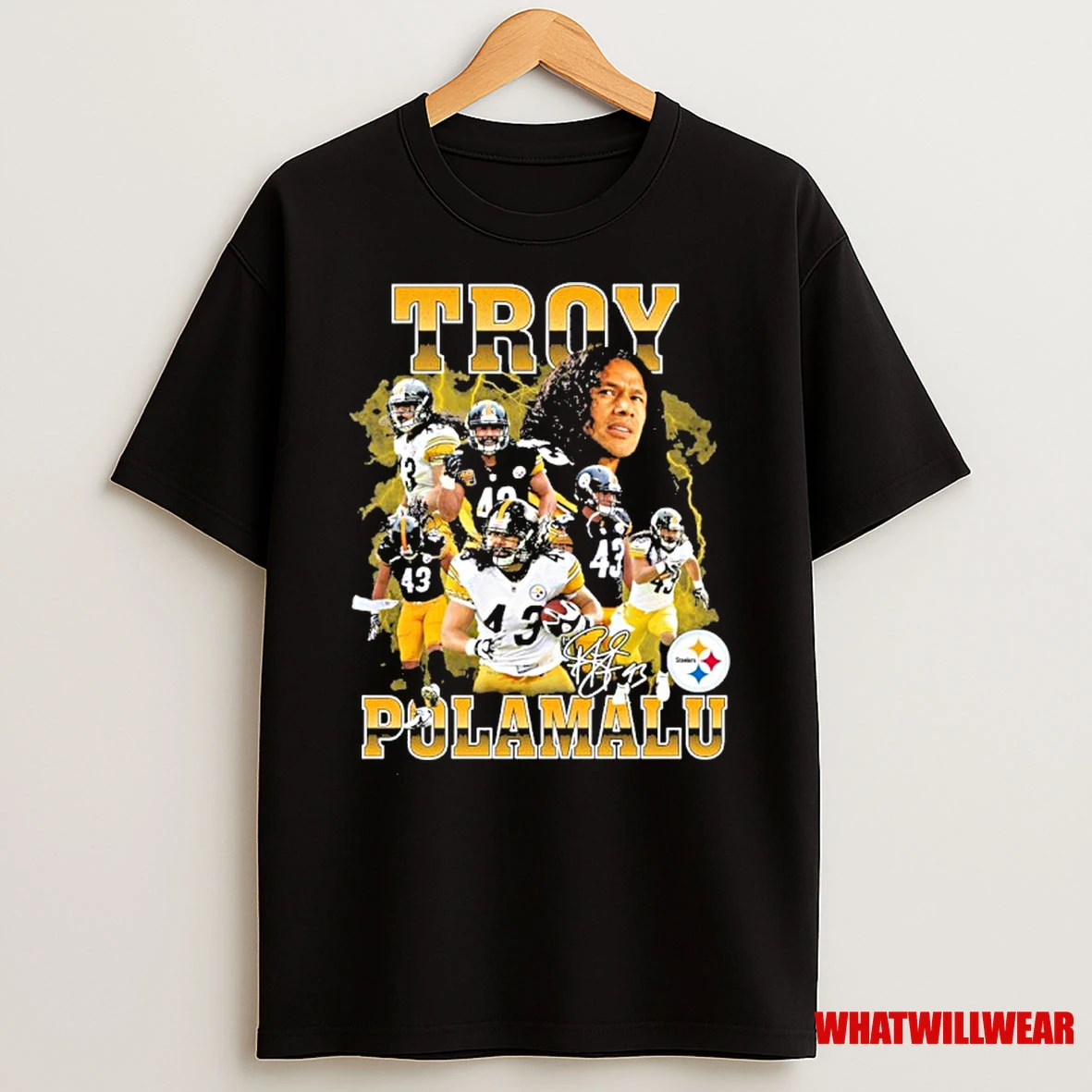 Troy Polamalu Player Signature Shirts