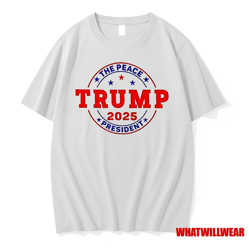Trump The Peace President 2025 Style Shirts