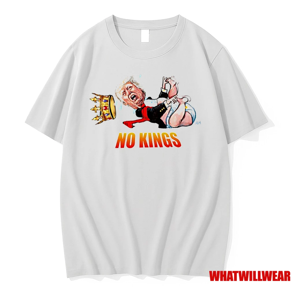 Trump King Baby No Kings Caricature Shirts