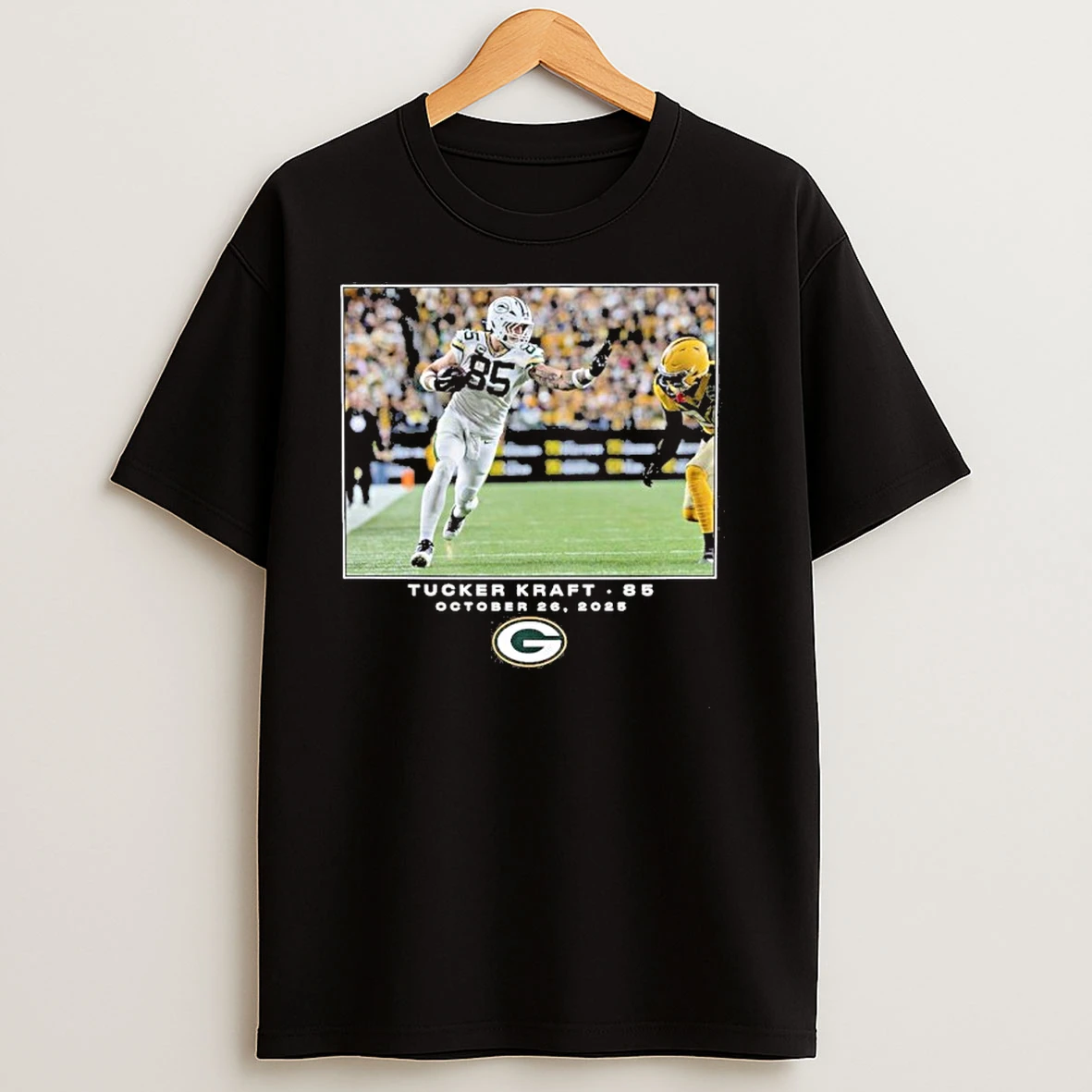 Tucker Kraft Green Bay Packers Nfl Flash Features Week 8 T Shirts