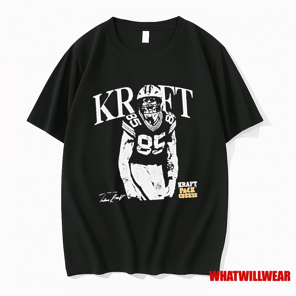 Tucker Kraft Green Bay Packers Pack Cheese Signature Shirts