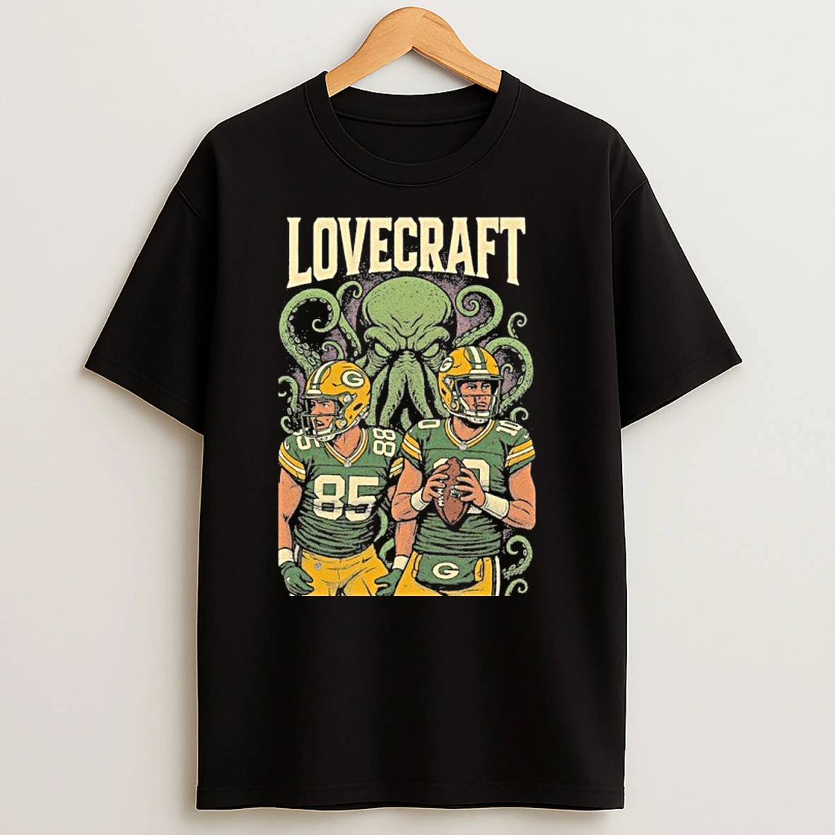 Tucker Kraft Lovecraft Packers T Shirts