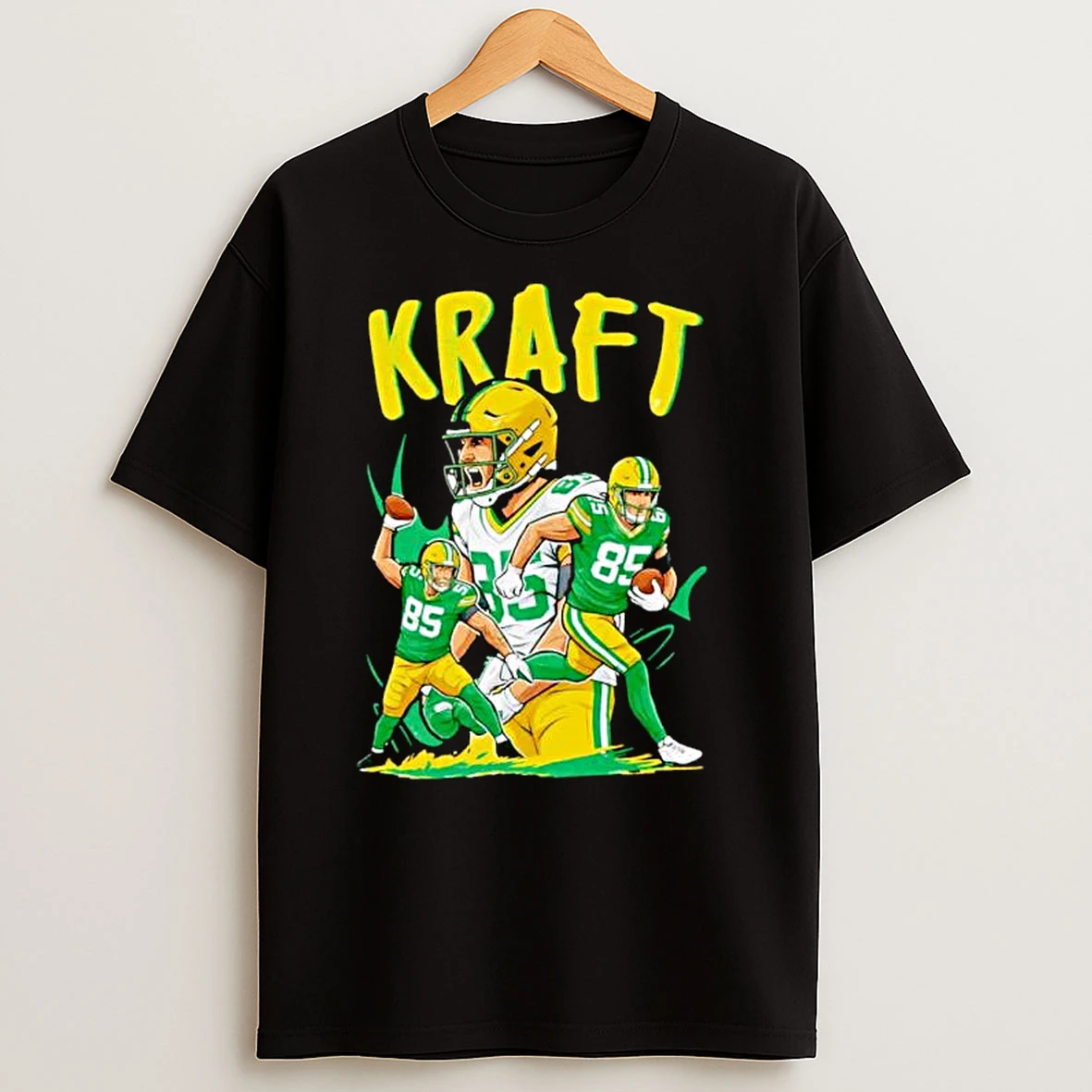 Tucker Kraft Nfl Green Bay Packers Graphic Ornaments T Shirts