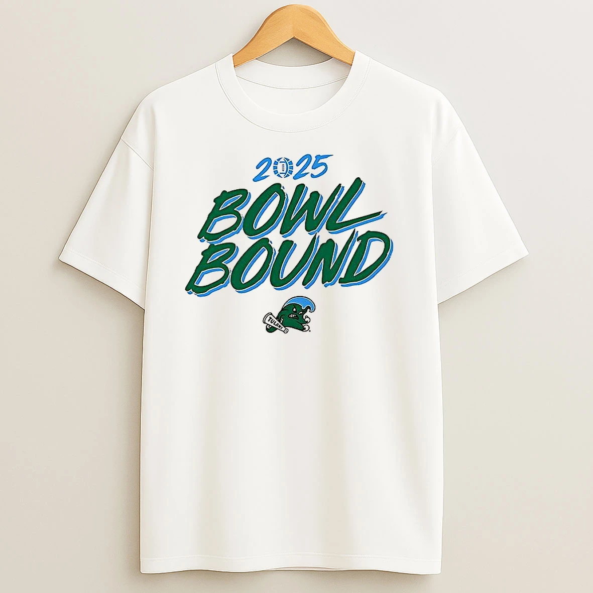 Tulane Green Wave Bowl Bound 2025 T Shirts