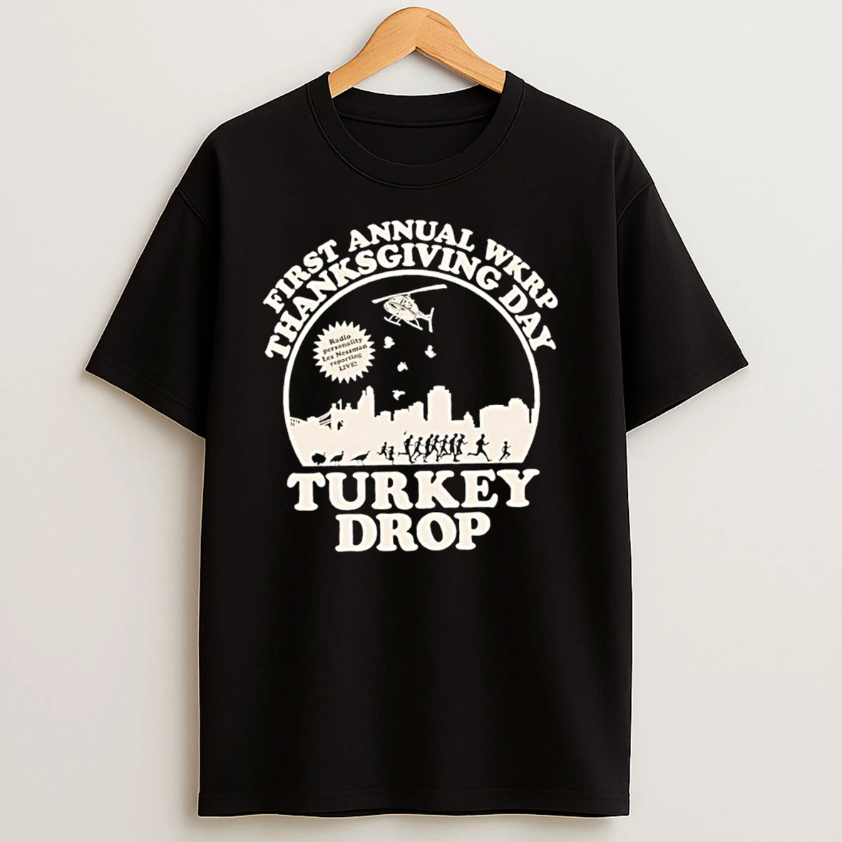 Turkey Drop First Annual Wkrp Thanksgiving Day T Shirts
