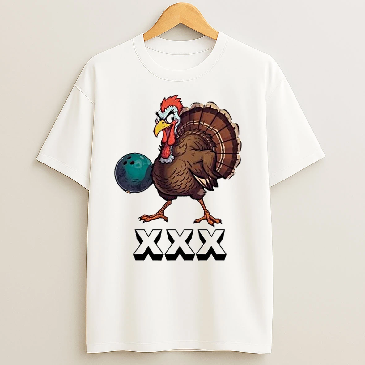 Turkeys Three In A Row Ornaments T Shirts