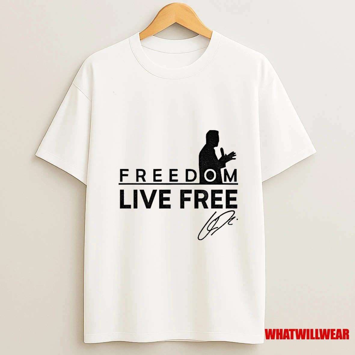 Turning Point Charlie Kirk Live Free Signed Shirts