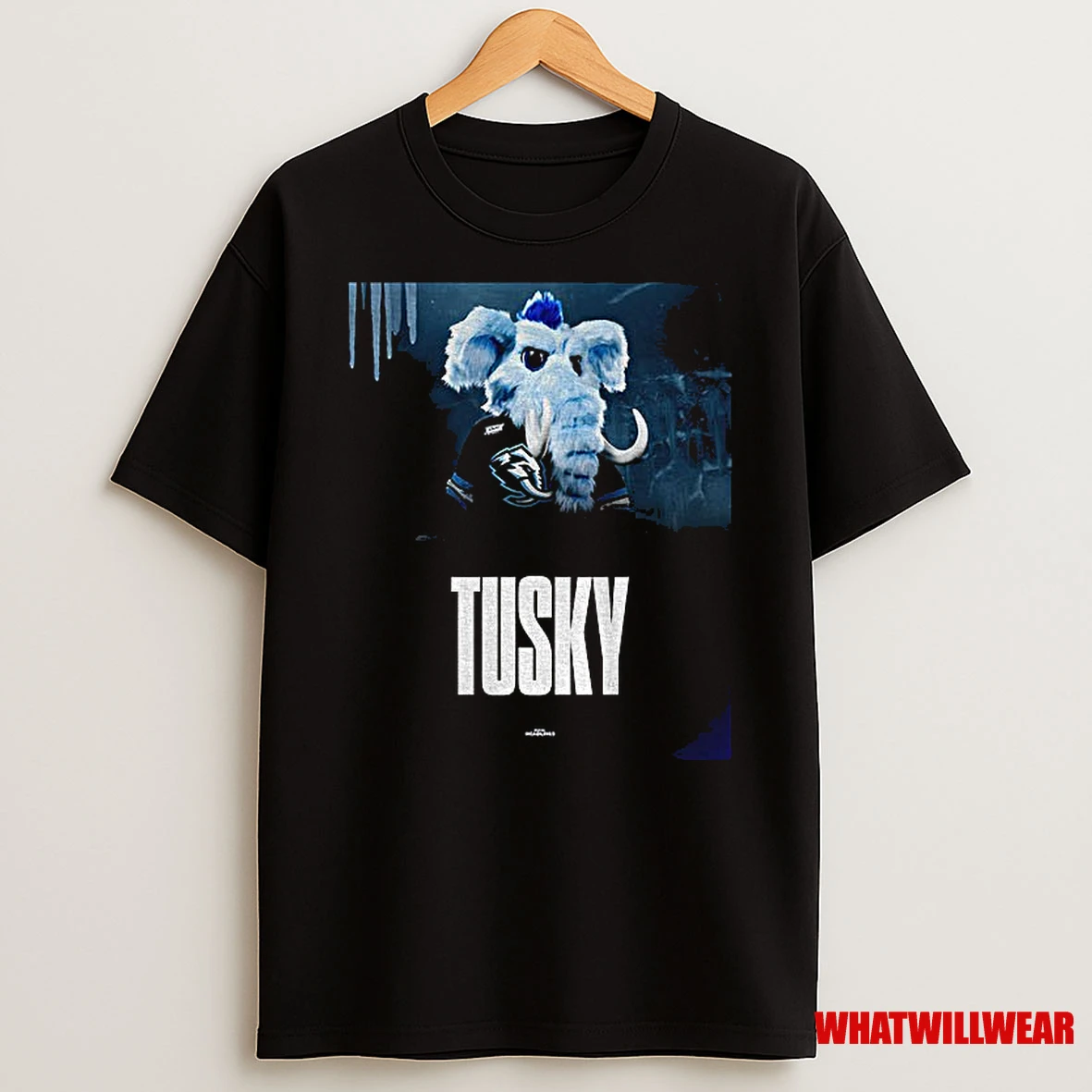 Tusky The Utah Mammoth Mascot Nhl Shirts