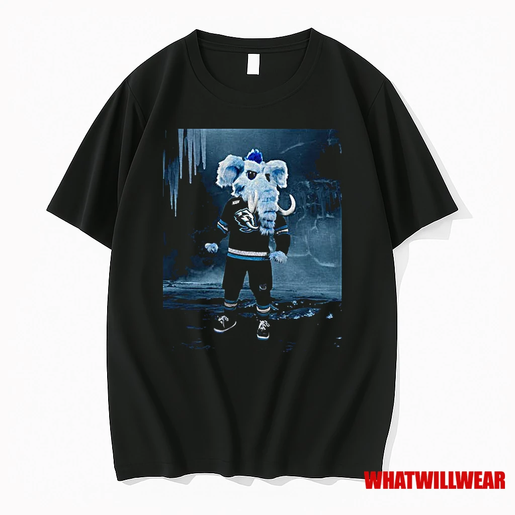 Tusky The Utah Mammoth Unveil Their Mascot Shirts
