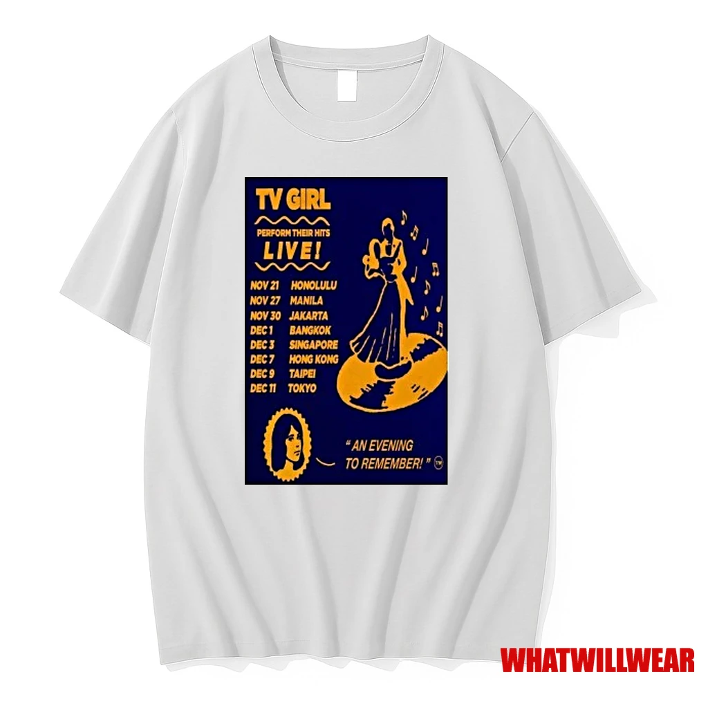 Tv Girl Perform Their Hits Live Fall Tour 2025 Shirts