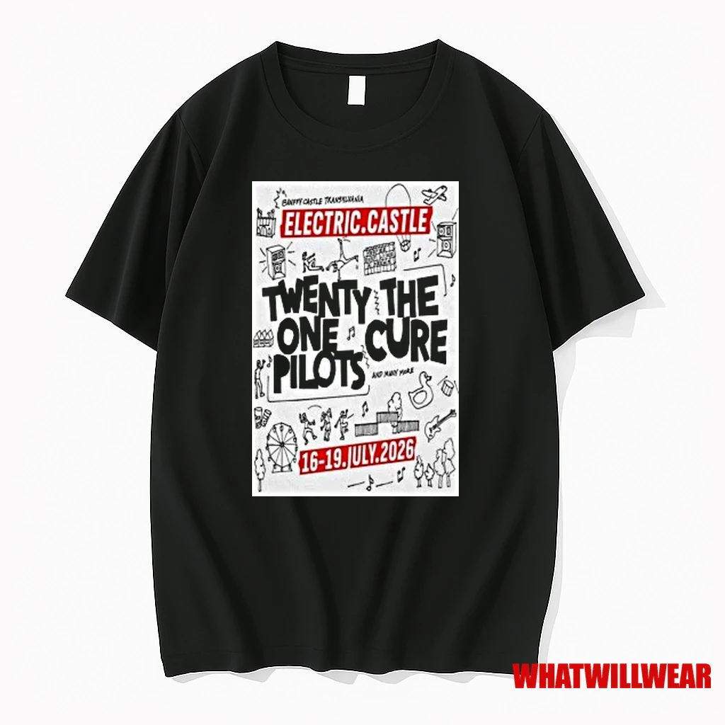 Twenty One Pilots The Cure Electric Castle Banffy Castle Transylvania 16 19 July 2026 Shirts
