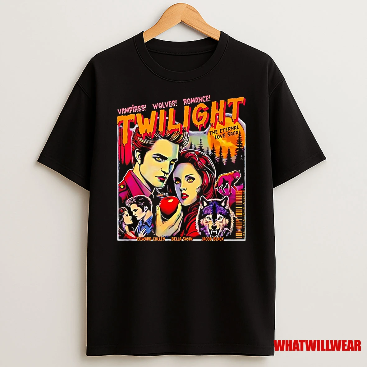 Twilight Vampires Wolves Romance Halloween Shirts
