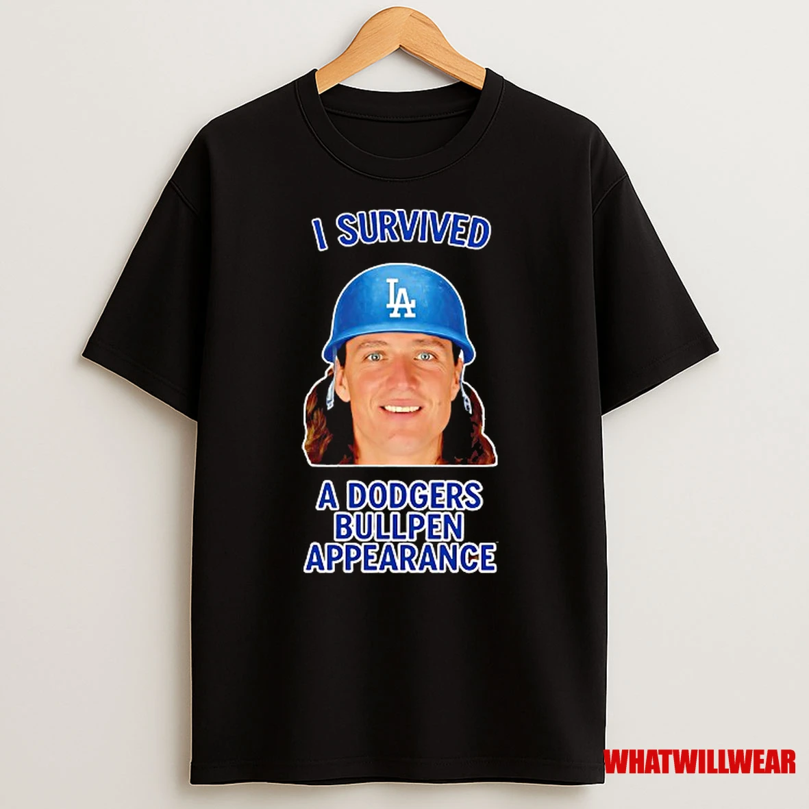 Tyler Glasnow Los Angeles Dodgers I Survived Ia %d0%b0 Dodgers Bullpen Appearance Shirts