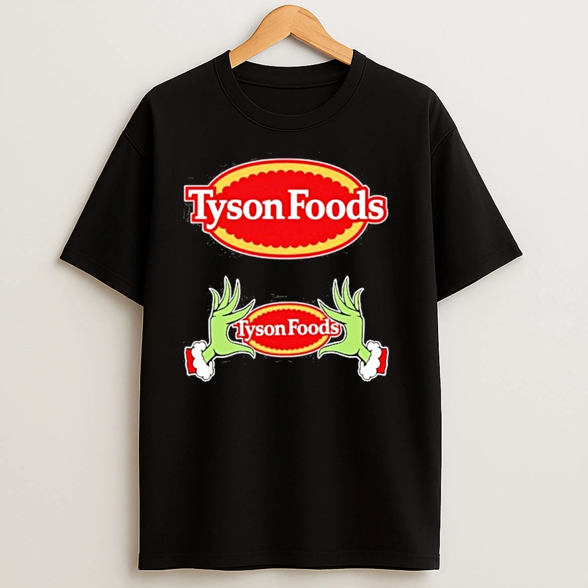 Tyson Foods Grinch Hand T Shirts