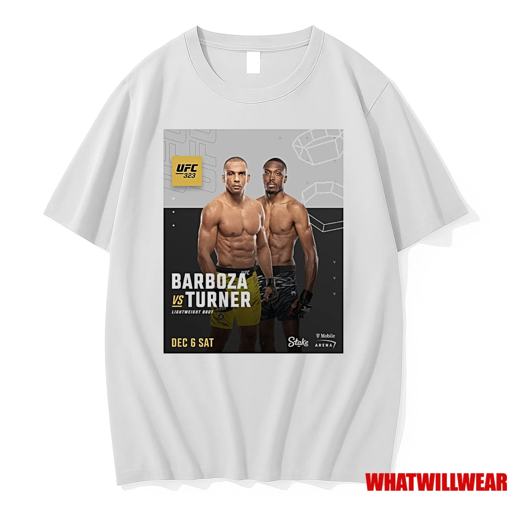 Ufc 323 Barboza Vs Turner Lightweight Bout Saturday December 6 2025 Shirts