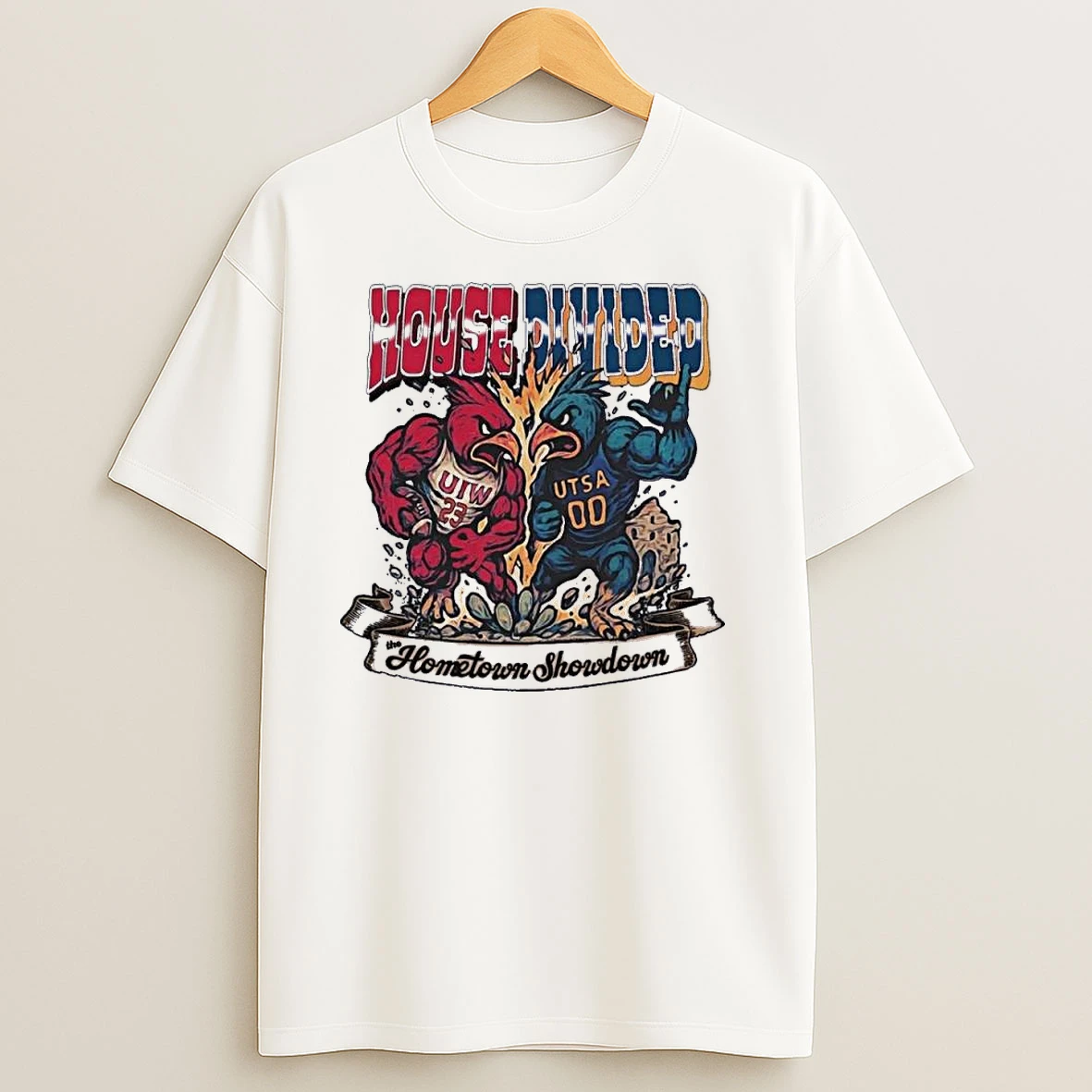 Uiw Vs Utsa House Divided San Antonio T Shirts