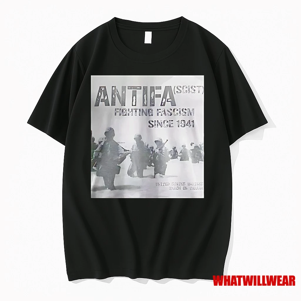 Us Marine Corp Antifascist Fighting Fascism Since 1941 Shirts