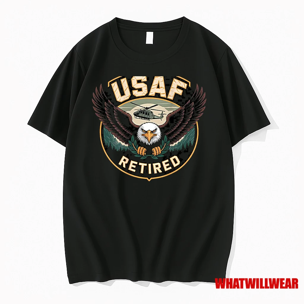 Usaf Eagle Retired Veteran Pride Shirts