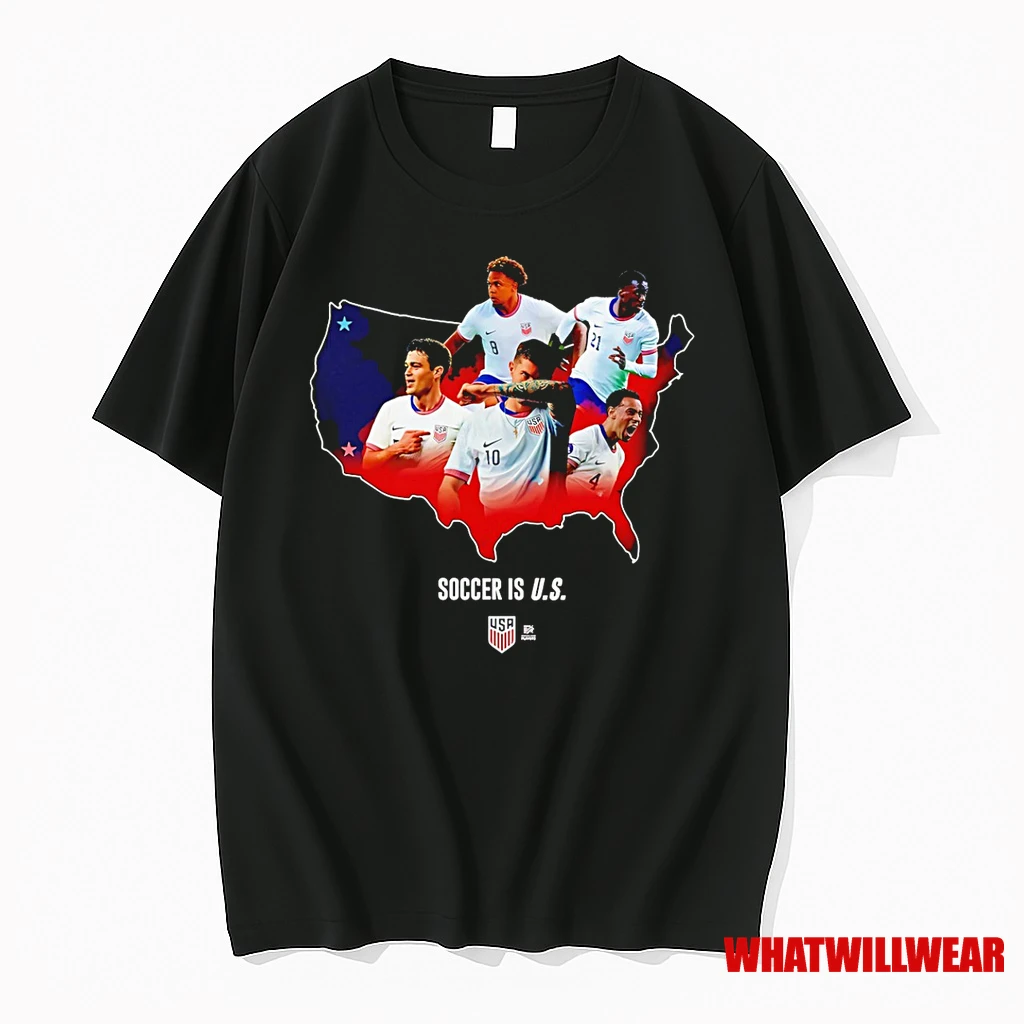 Usmnt Soccer Is U S One Year Countdown To World Cup Player Collage Shirts