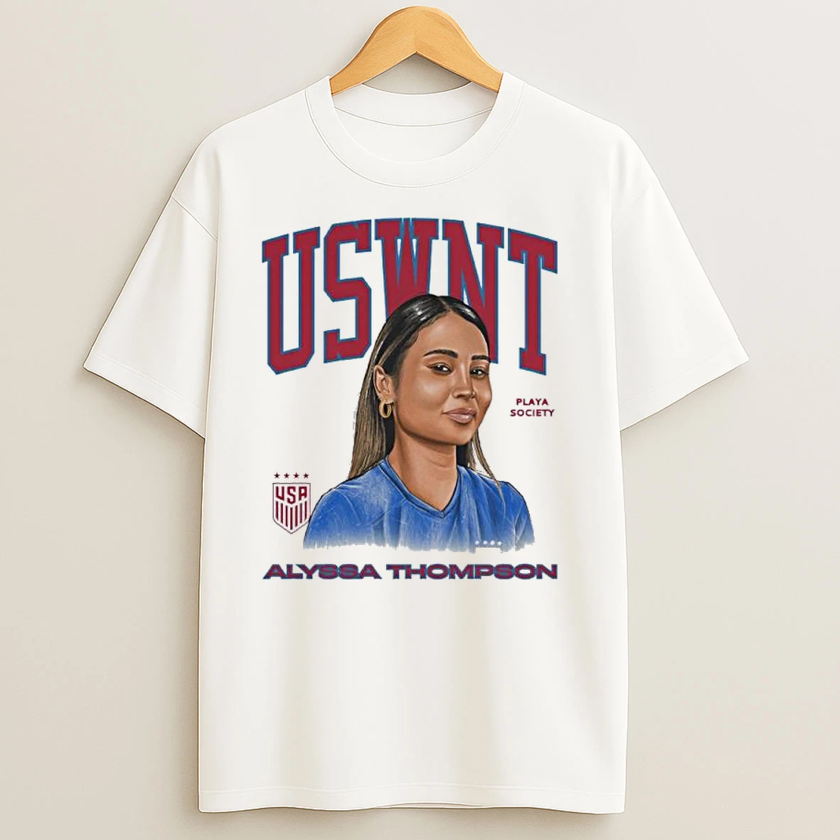 Uswnt Alyssa Thompson Player T Shirts
