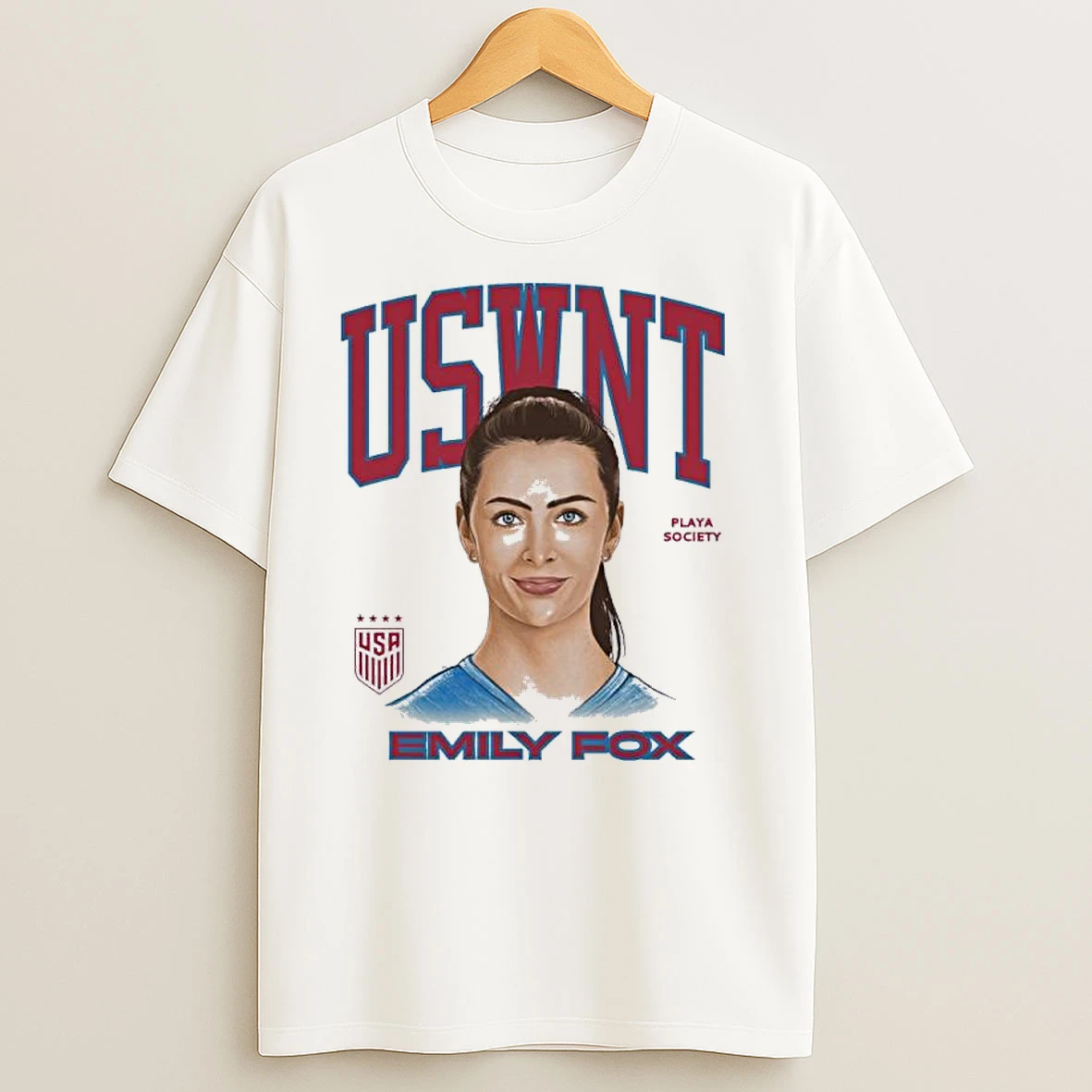 Uswnt Emily Fox Player T Shirts
