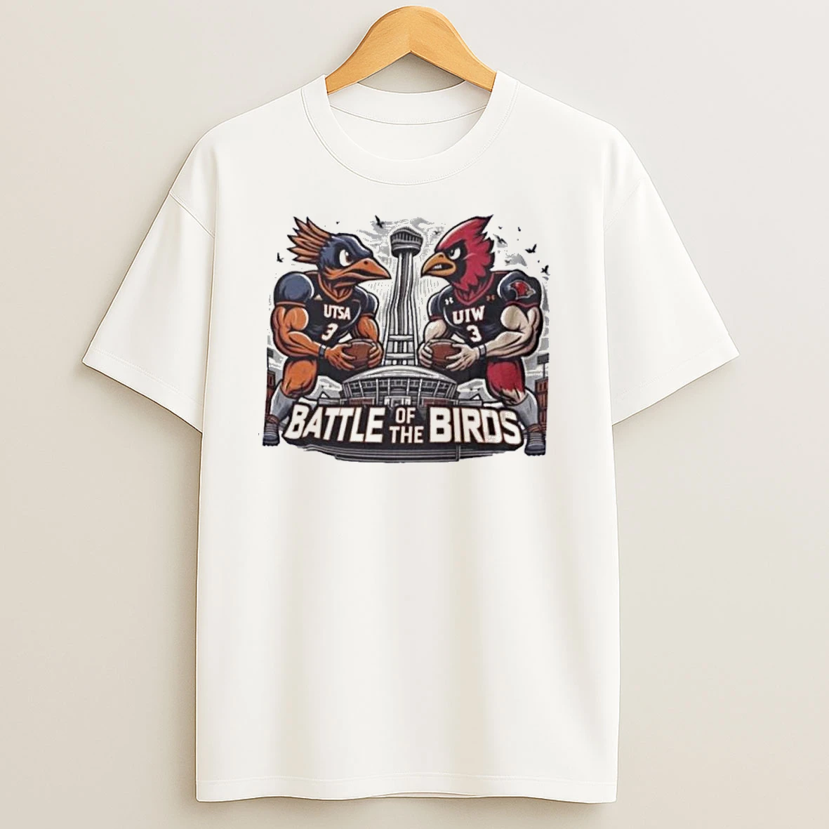 Utsa Vs Uiw Battle Of The Birds Football T Shirts