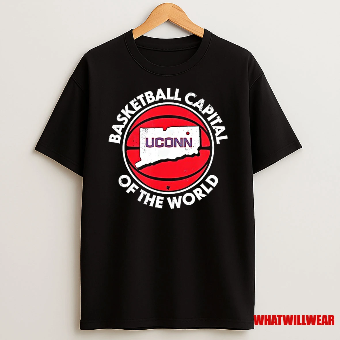 Uconn Huskies Basketball Capital Of The World Shirts