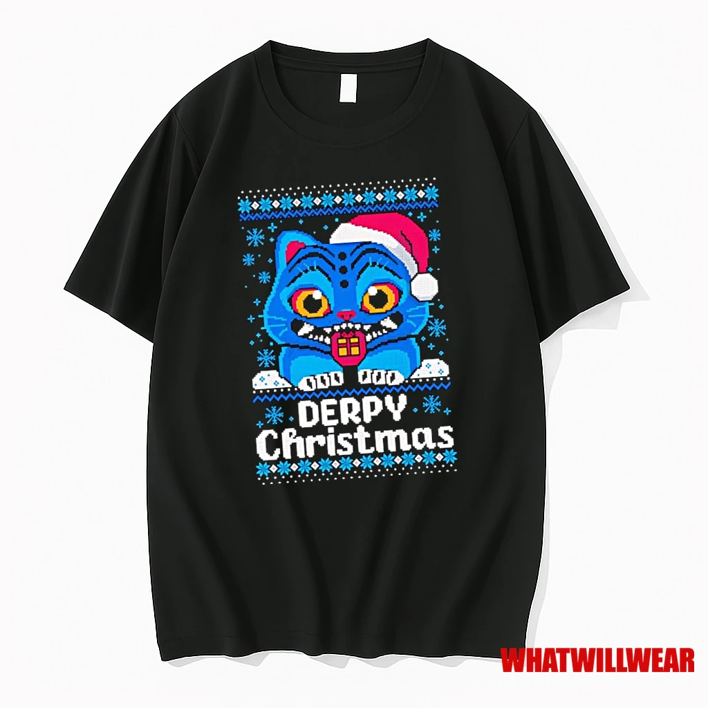 Ugly Tiger Derpy Christmas Shirts