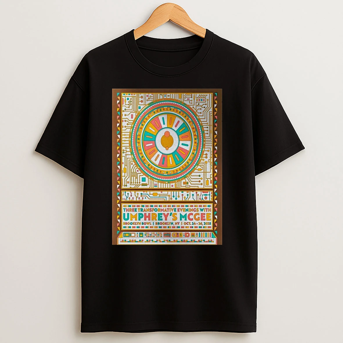 Umphreys Mcgee Oct 24 26 2025 Brooklyn Bowl Brooklyn Ny T Shirts