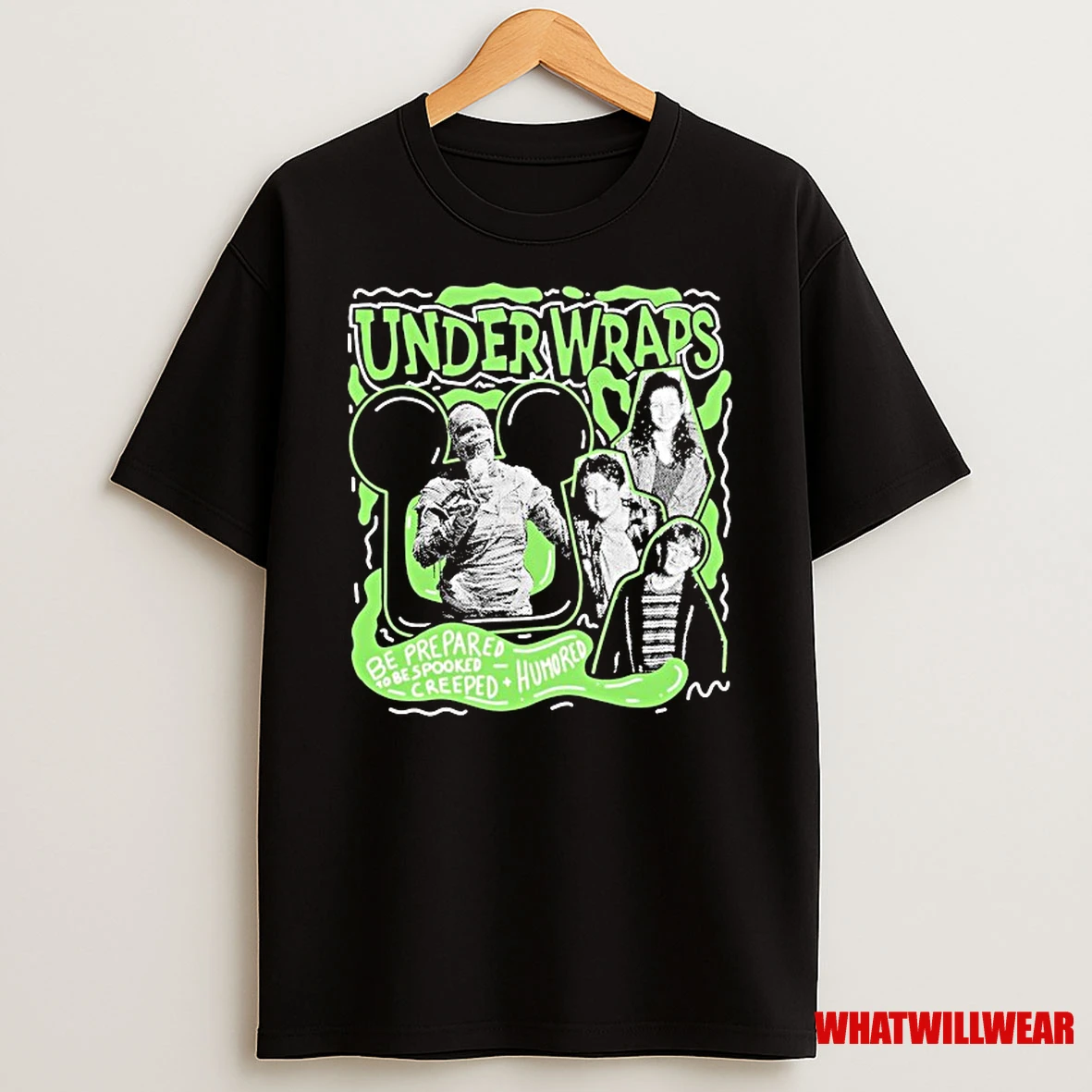 Underwraps Be Prepared To Be Spooked Creeped Homored 1997 Shirts