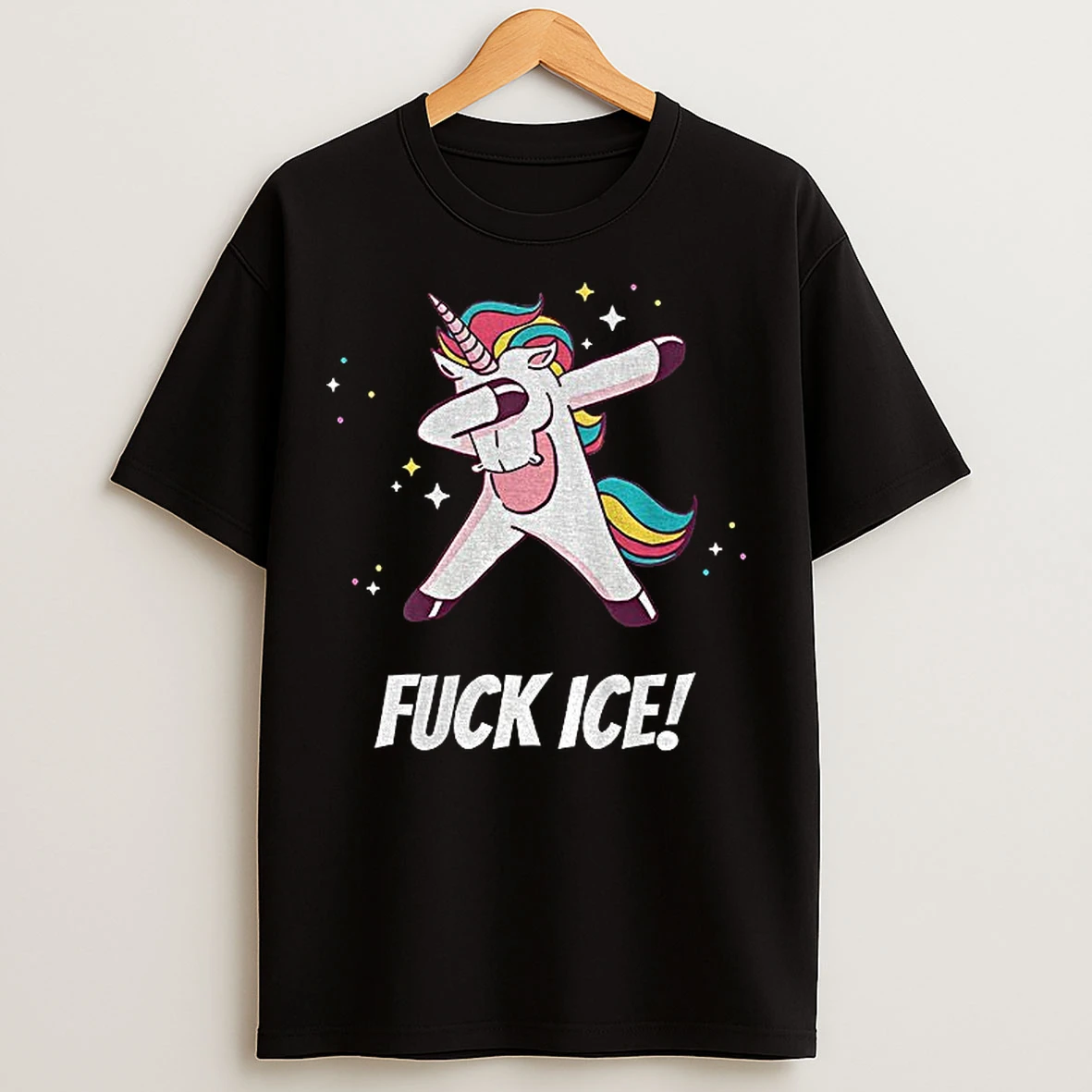 Unicorn Dabbing Fuck Ice T Shirts