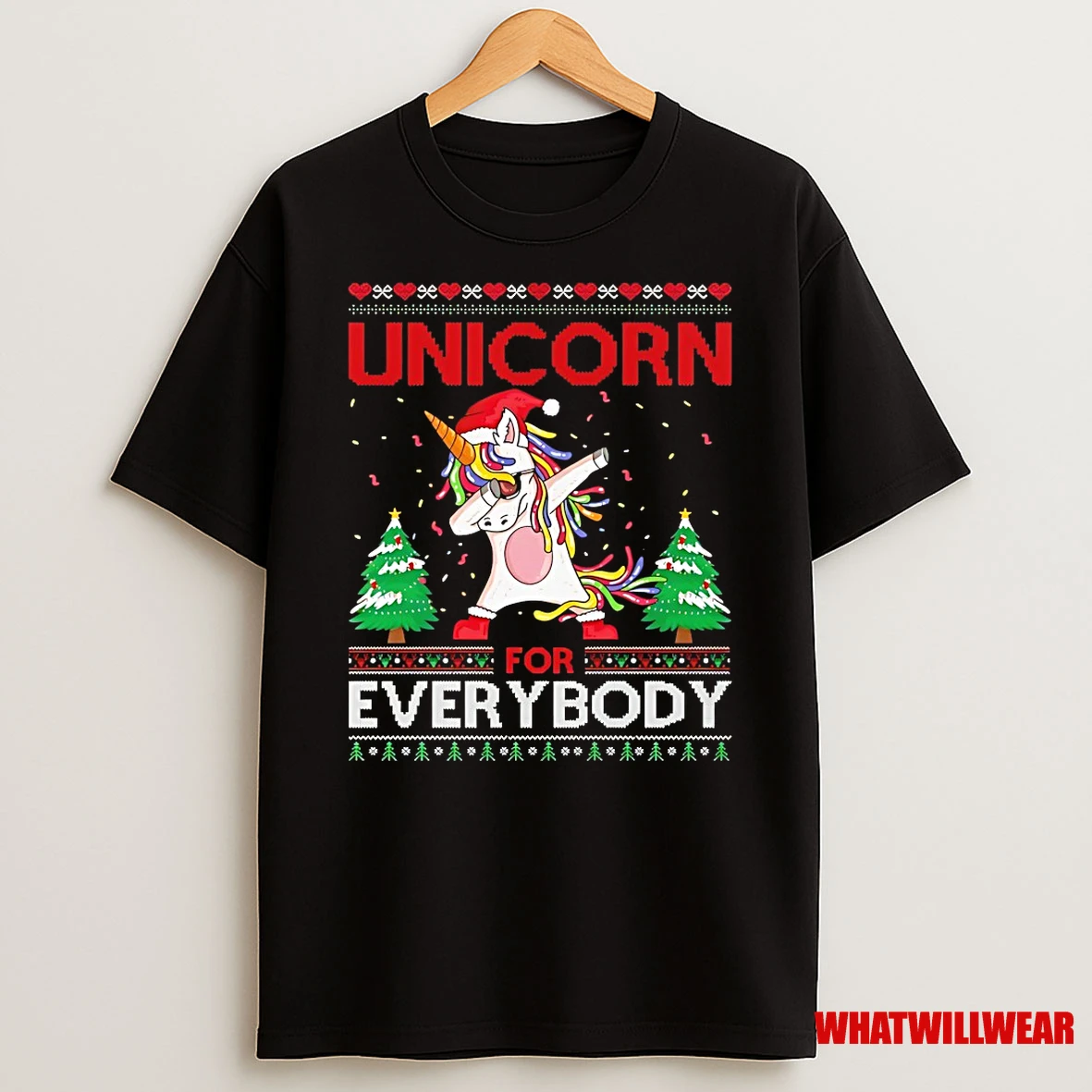 Unicorn For Everybody Christmas Shirts