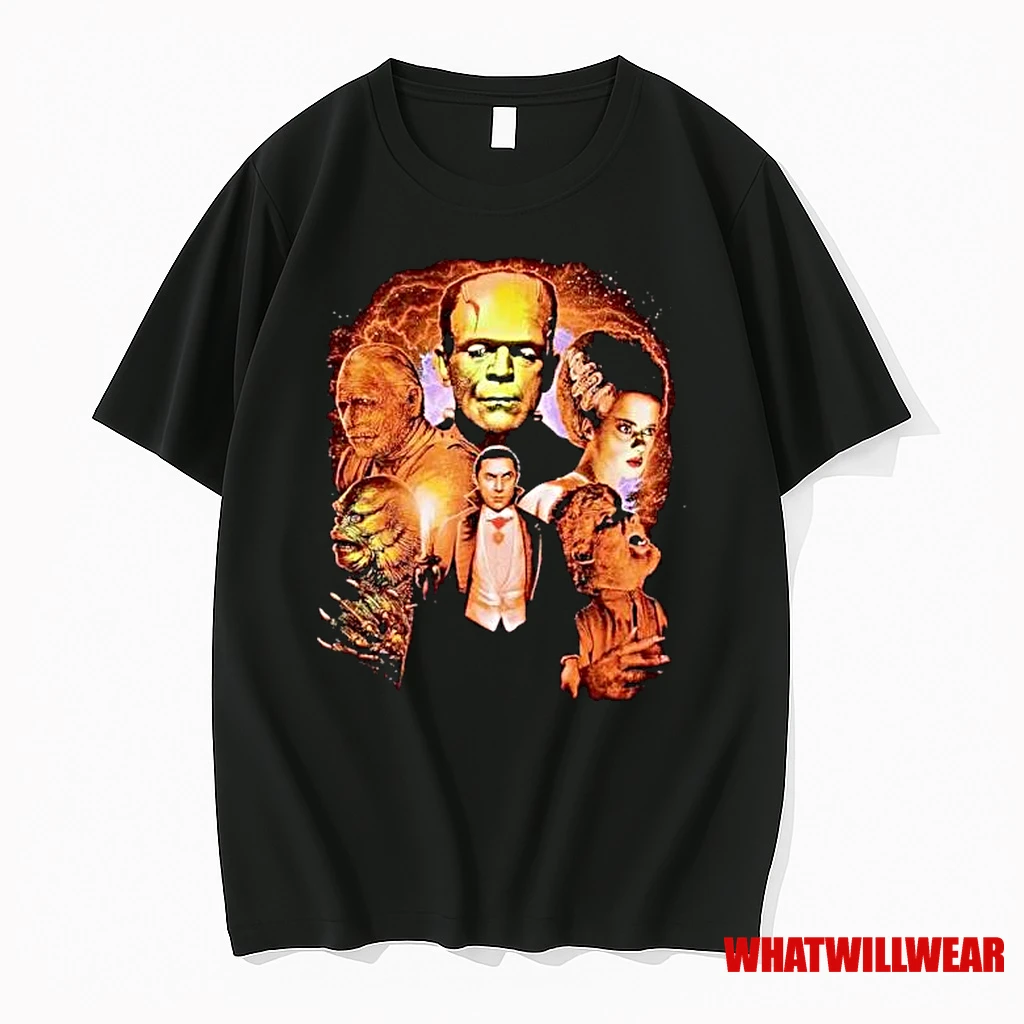 Universal Monsters Character Collage Ornaments Shirts