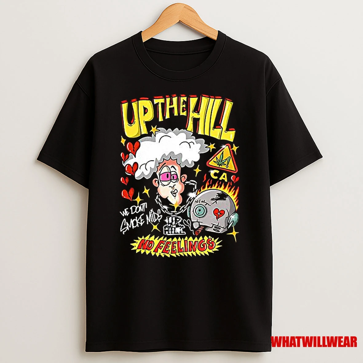 Up The Hill No Feelings Shirts