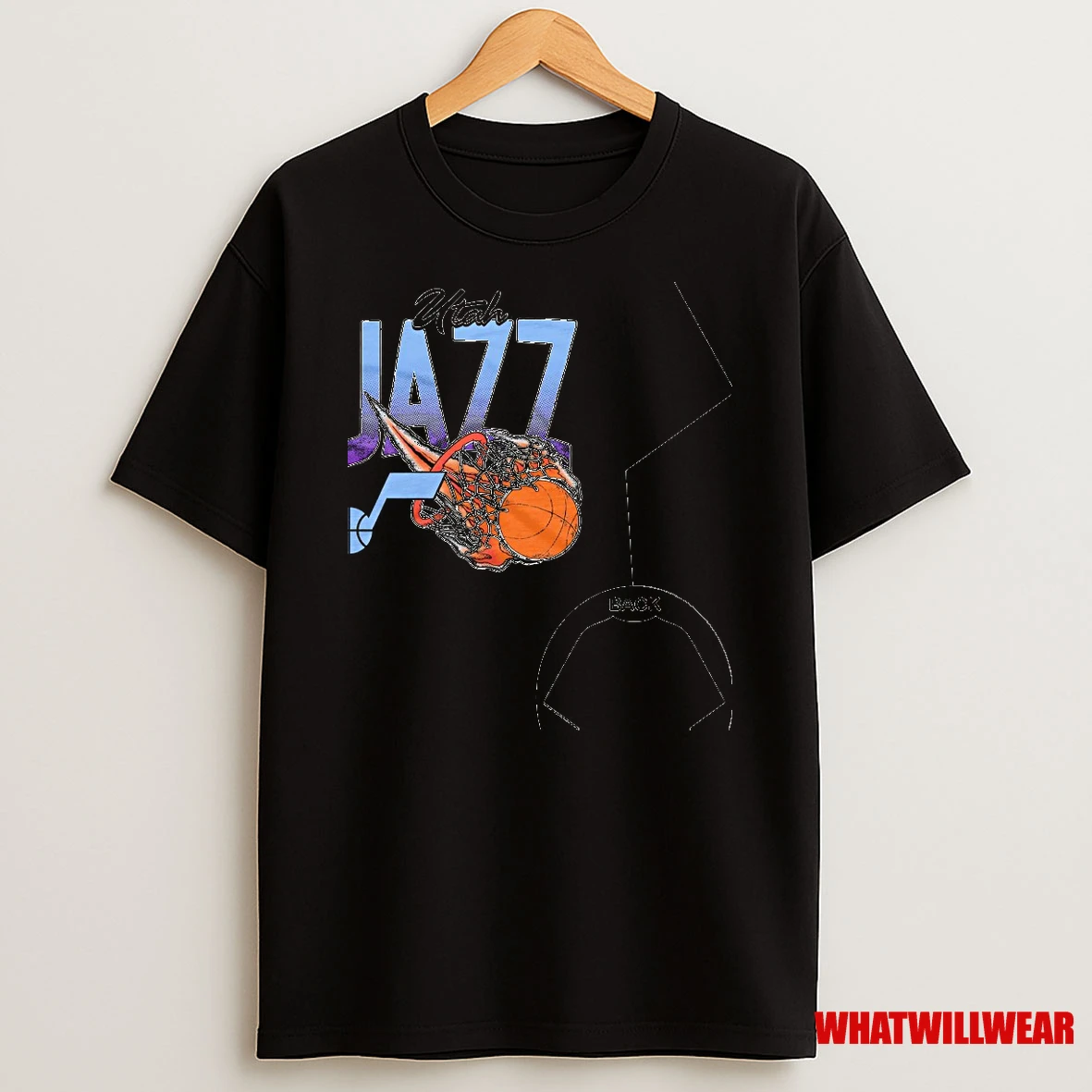 Utah Jazz Basketball On Fire Shirts