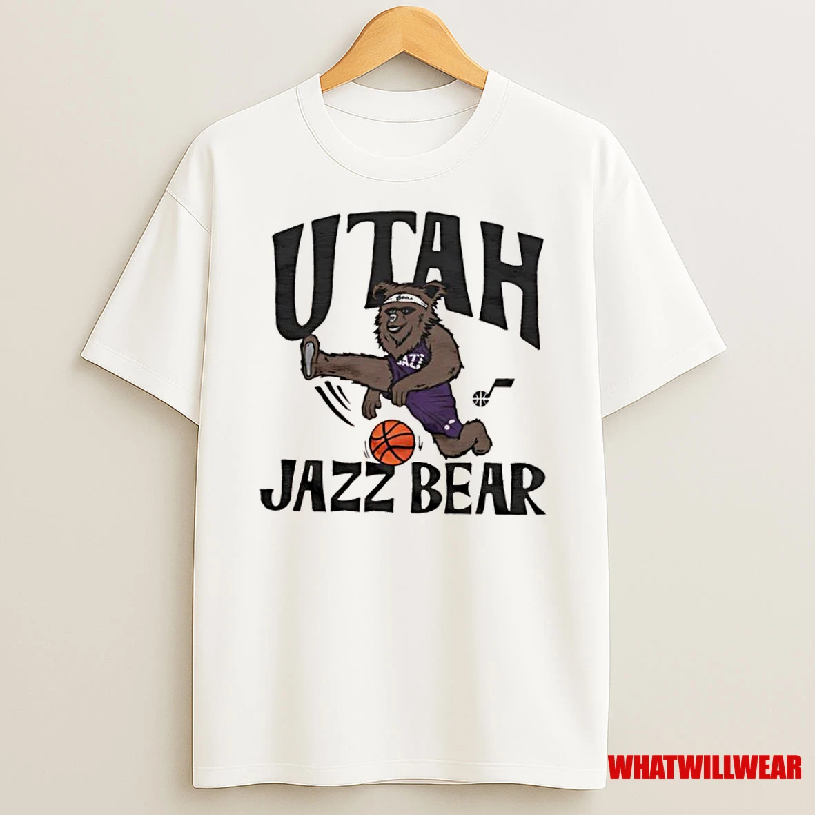 Utah Jazz The Jazz Bear Logo Shirts
