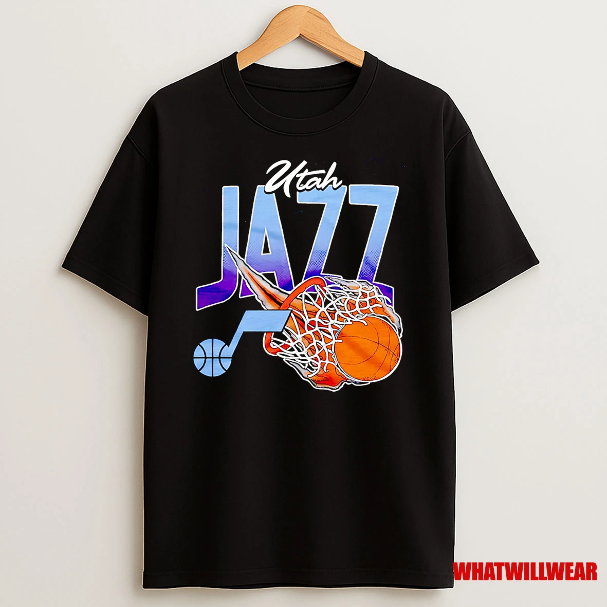 Utah Jazz On Fire Basketball Shirts