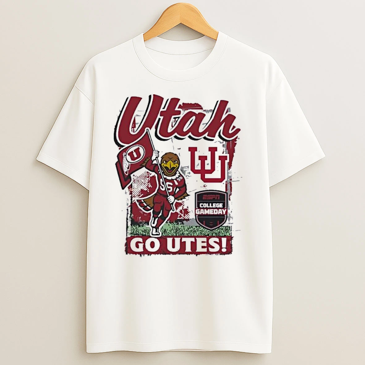 Utah Utes 2025 College Gameday Go Utes Mascot T Shirts